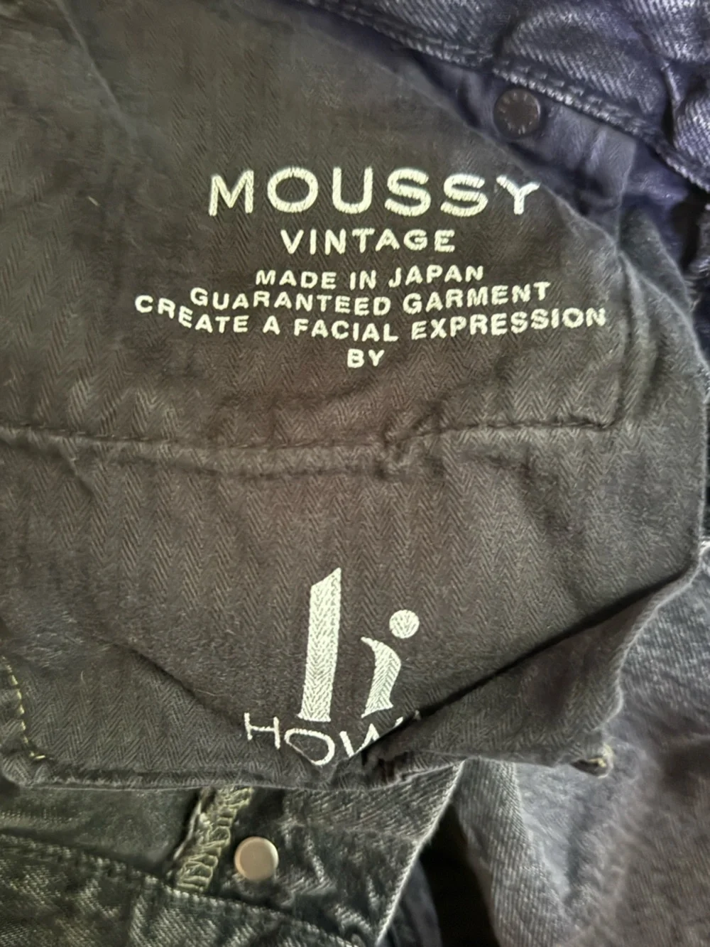 Moussy Vintage Iona Low Rise Straight Jeans Black Size 27